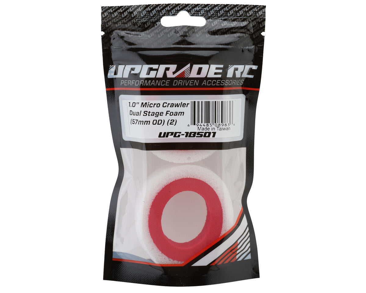 UpGrade RC 1.0" Micro Crawler Dual Stage Foam Inserts (2) (57mm OD) UPG-18501