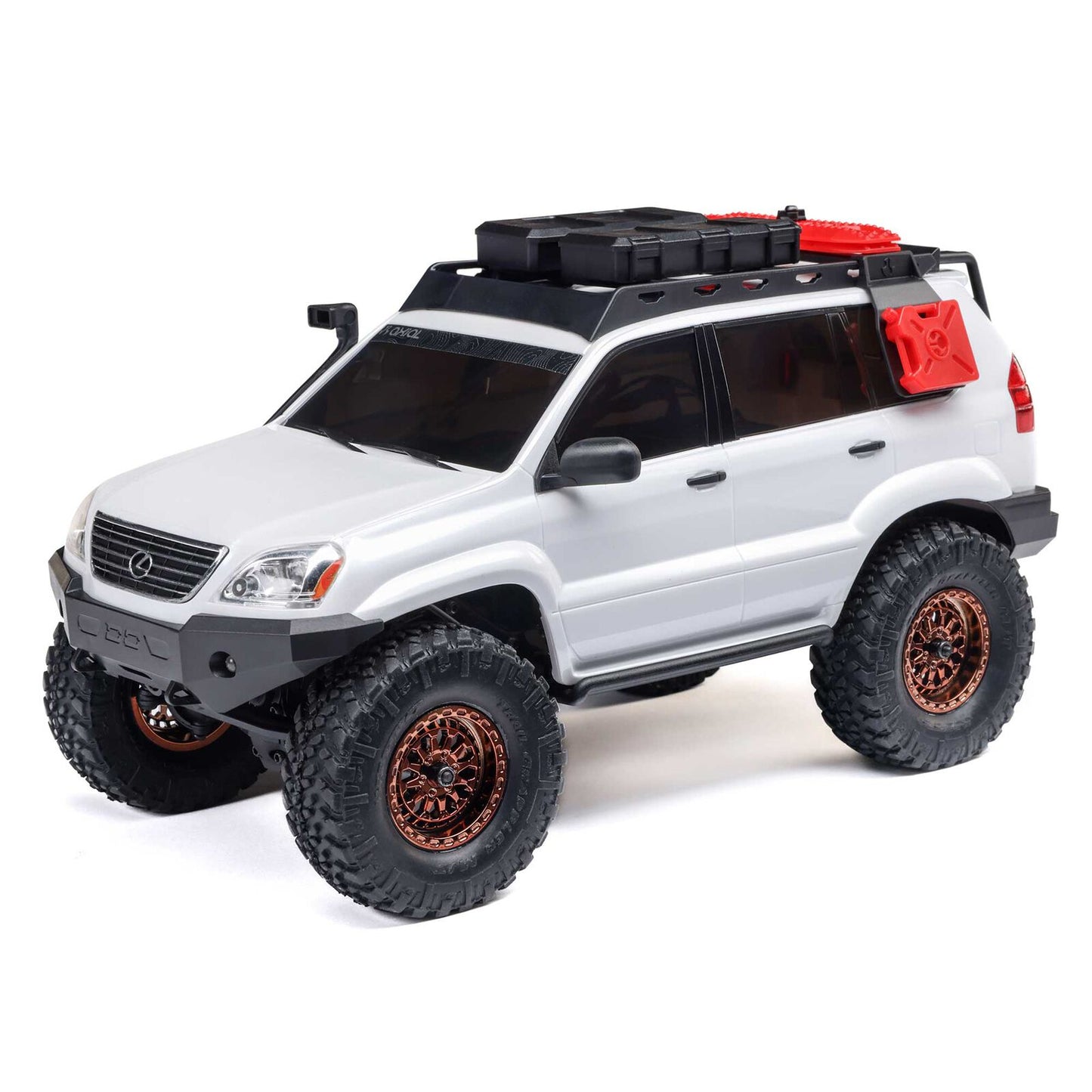 1/24 SCX24 Lexus GX 470 4X4 Rock Crawler RTR, White AXI-1532T1