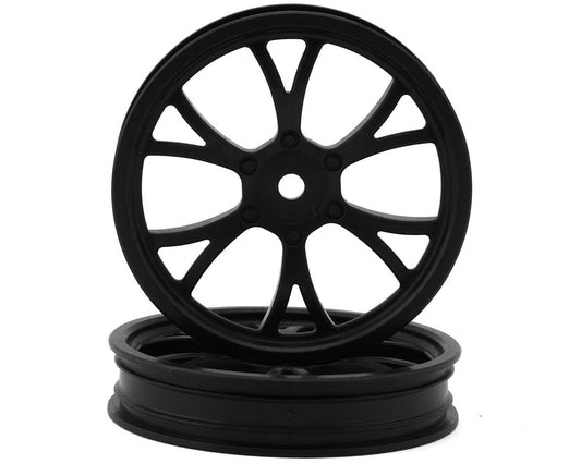 eXcelerate Super V Drag Racing Front Wheels (Black) (2) w/12mm Hex XCE-0040-SV