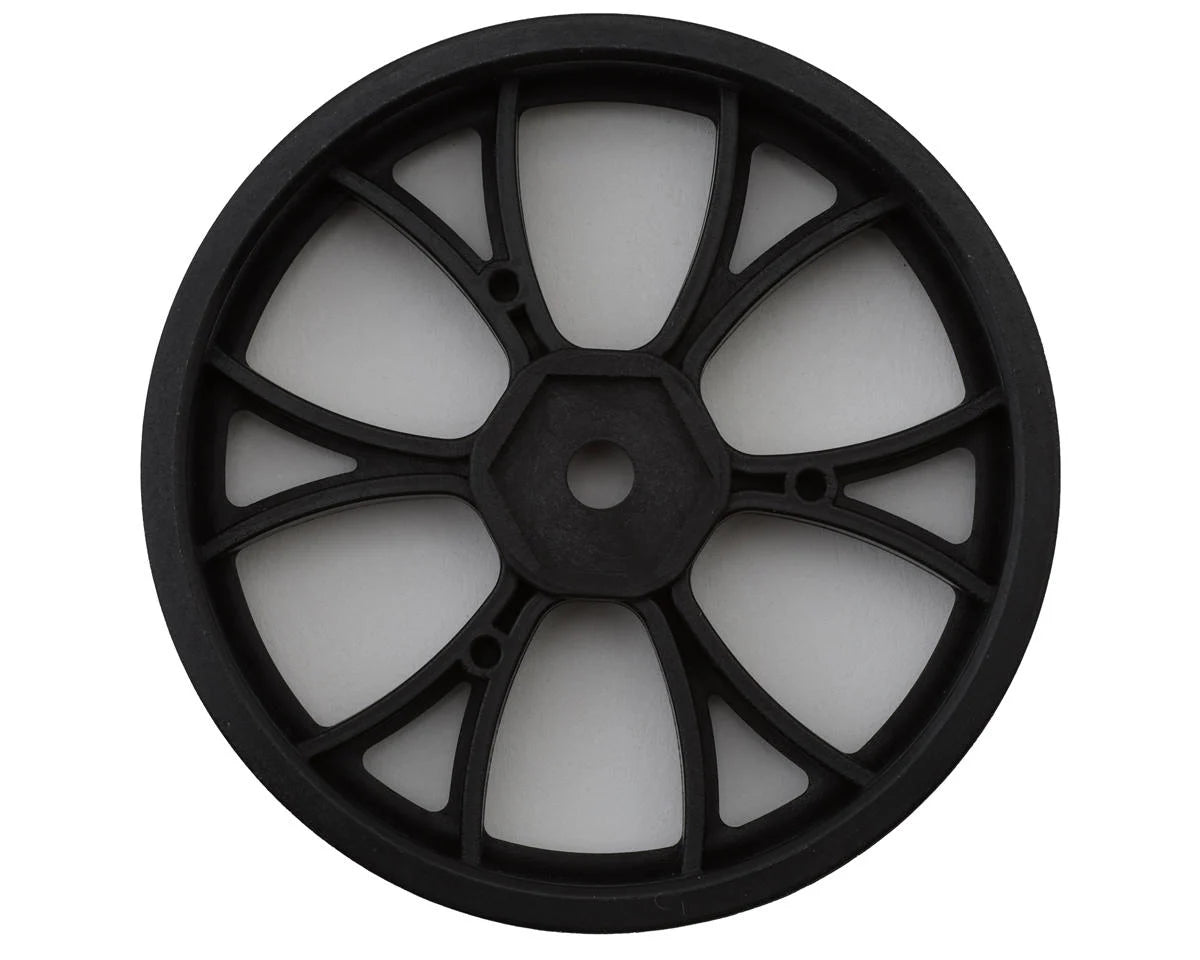 eXcelerate Super V Drag Racing Front Wheels (Black) (2) w/12mm Hex XCE-0040-SV