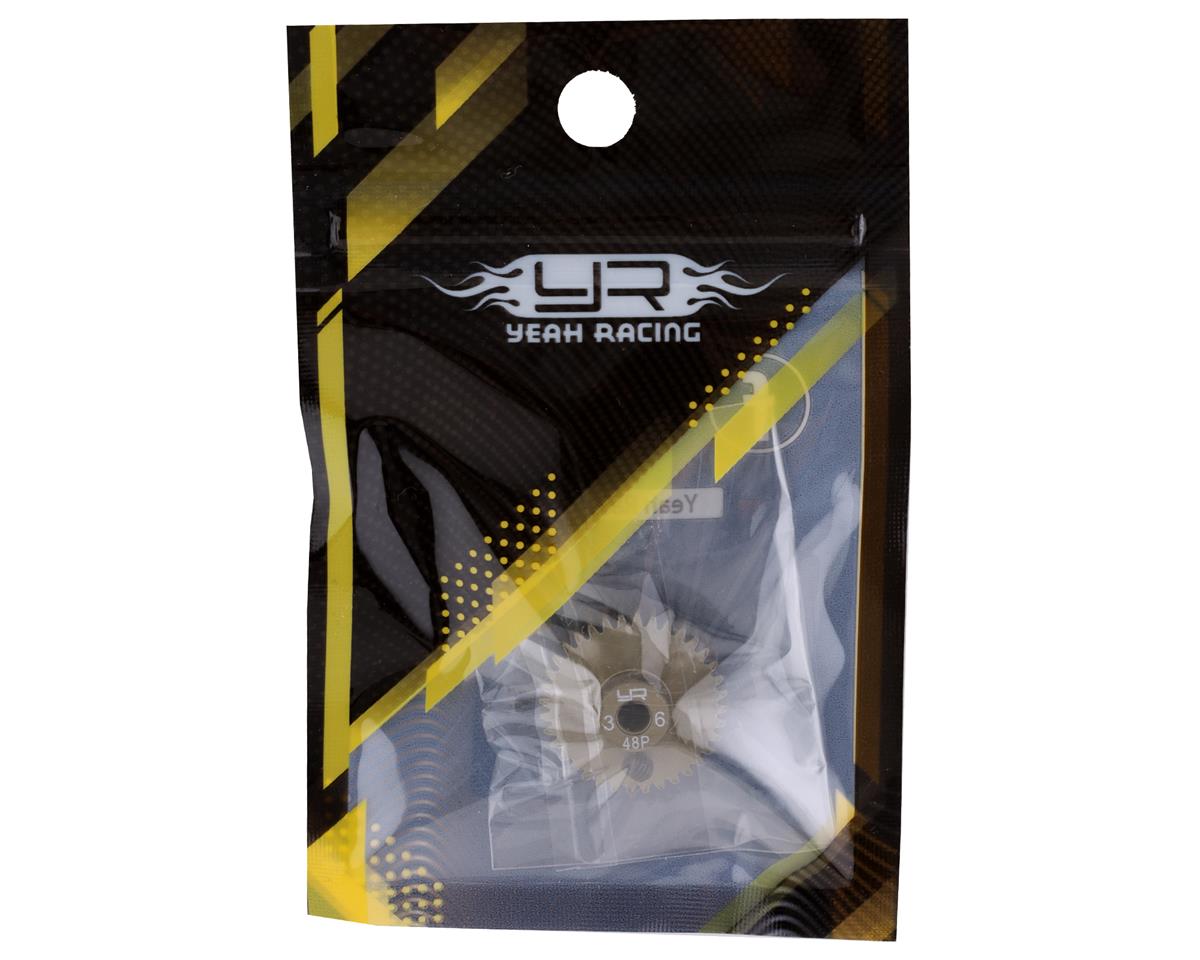 Yeah Racing 48P Hard Coated Aluminum Pinion Gear (36T) (3.17mm Bore) MG-48036