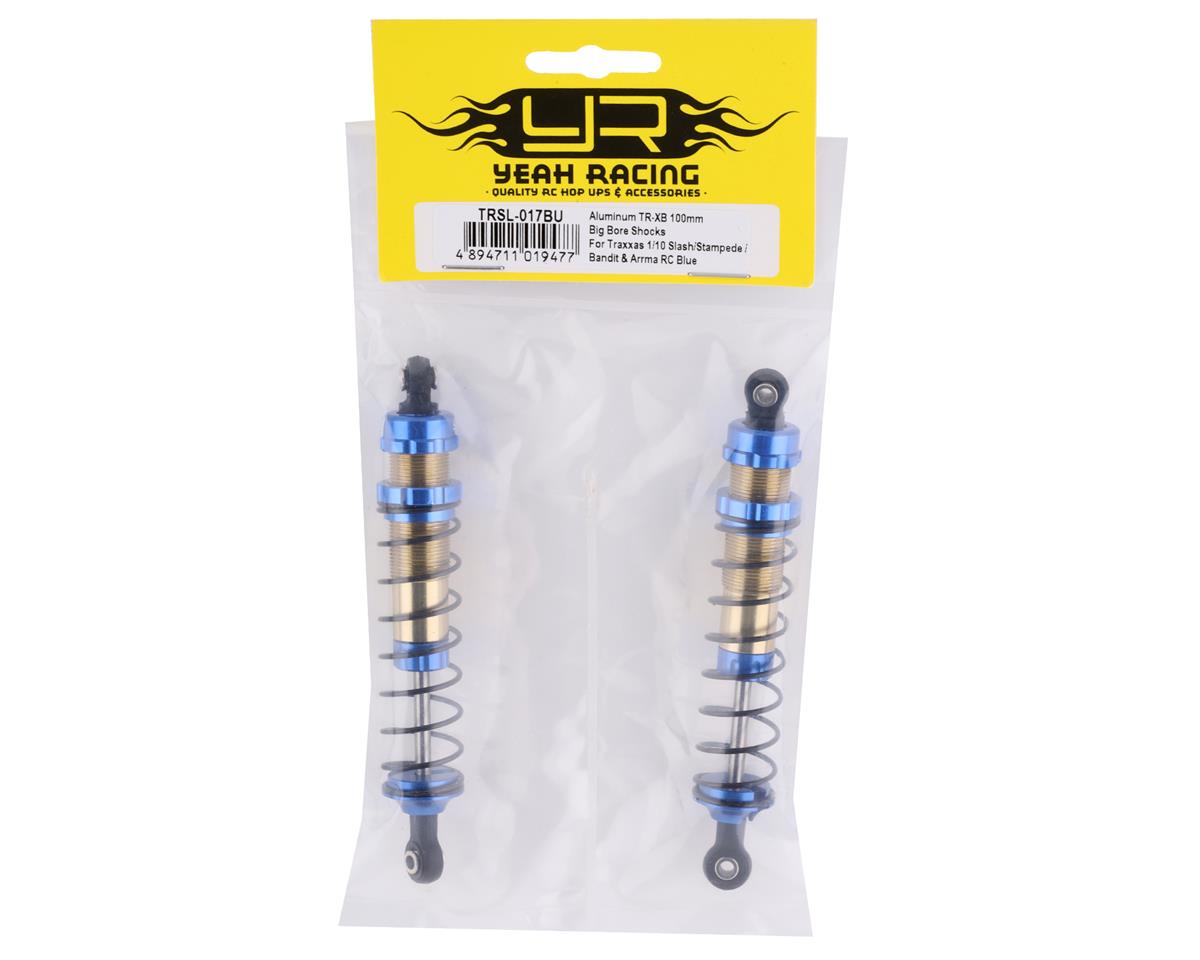 Yeah Racing Traxxas Slash/Stampede/Bandit Aluminum Big Bore Shocks (Blue) (2)  TRSL-017BU