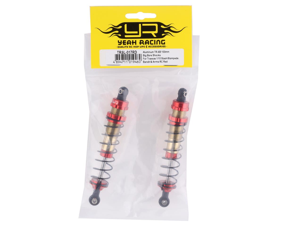 Yeah Racing Traxxas Slash/Stampede/Bandit Aluminum Big Bore Shocks (Red) (2) trsl-017rd