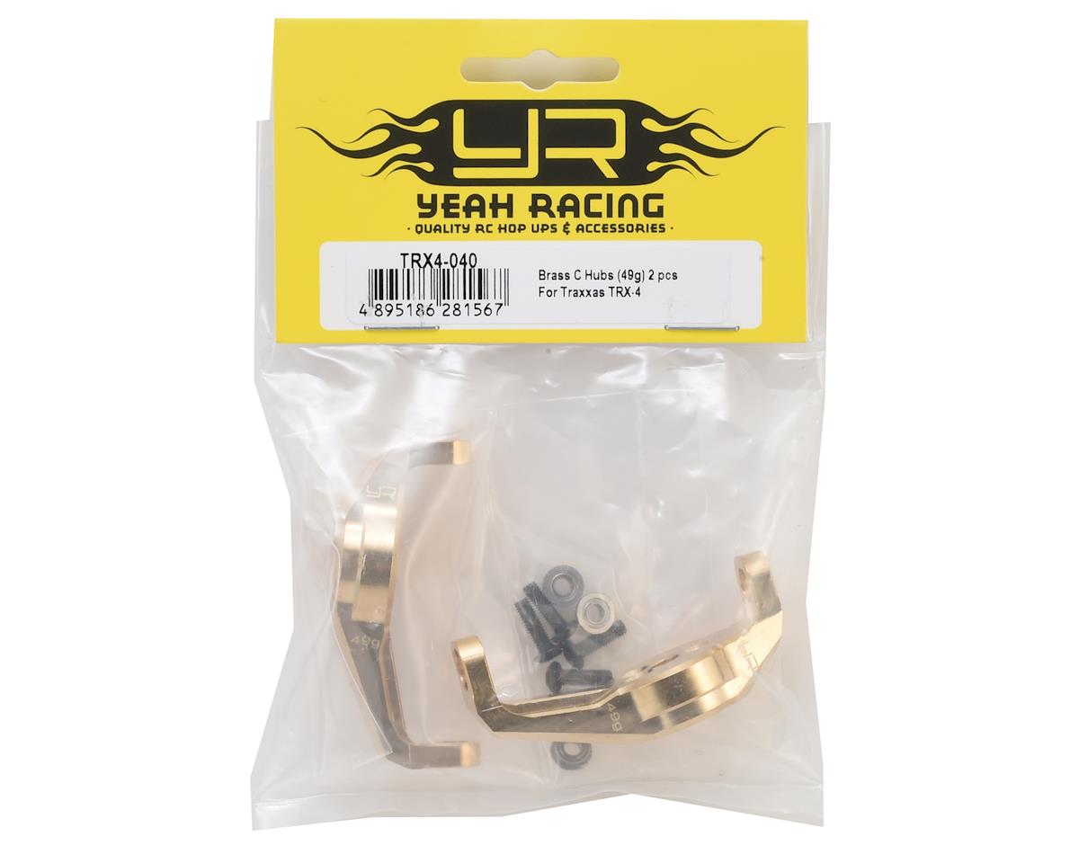 Yeah Racing Traxxas TRX-4/TRX-6 Heavy Brass C Hubs (2) (49g) TRX4-040