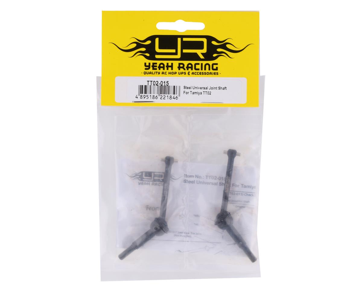 Yeah Racing Tamiya TT-02 Steel Universal Drive Shafts (2) TT02-015