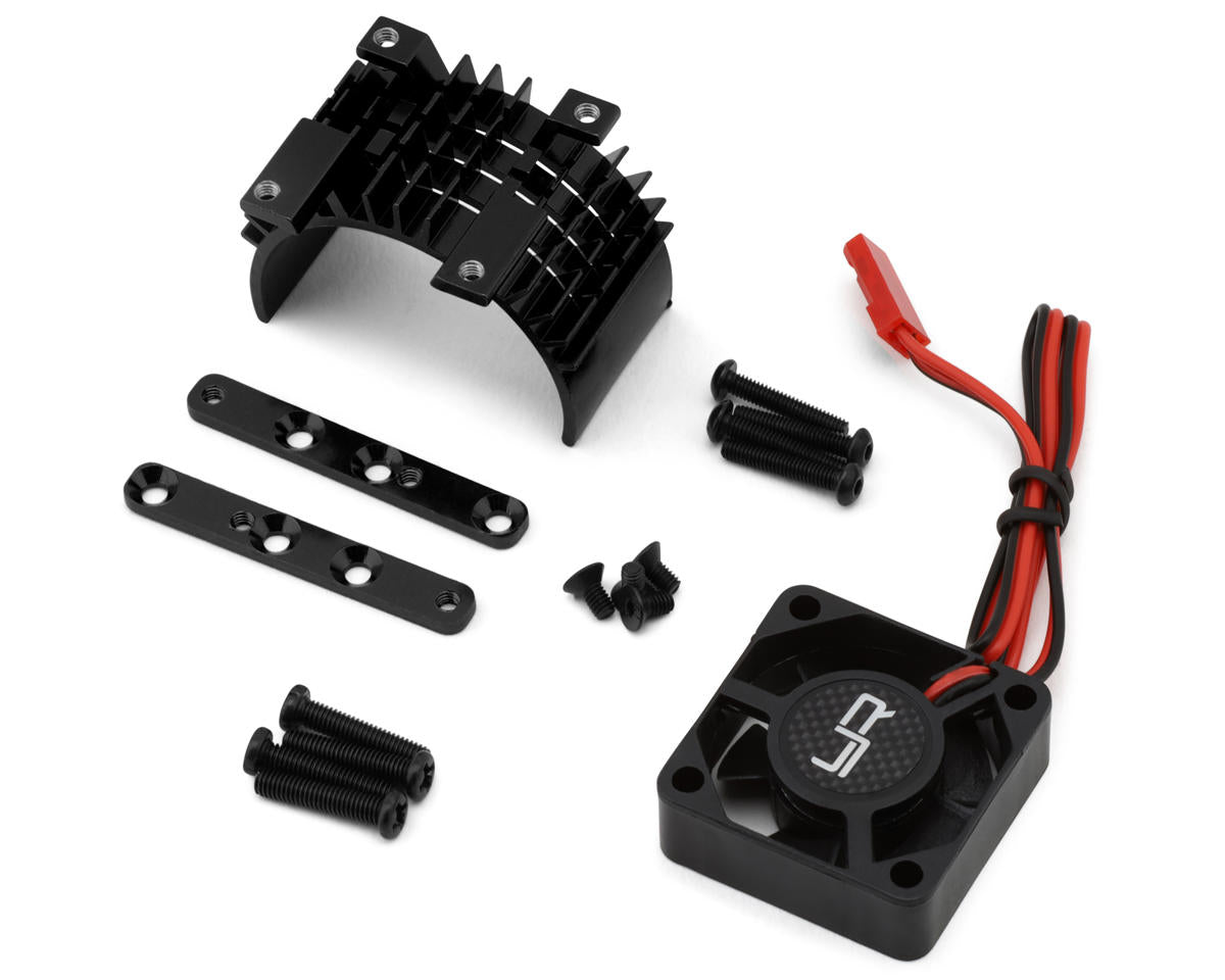 Yeah Racing 540/550 Aluminum Heat Sink w/30mm High Speed Tornado Fan (Red) YA-0653