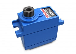 The 2065T waterproof sub-micro servo features a metal main gear for precise control and powerful steering authority.