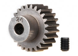 TRAXXAS Gear, 24-T pinion (48-p) (fits 3mm shaft)/ set screw 2424