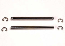 TRAXXAS Suspension pins, 44mm (2) w/ E-clips 2640