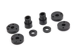 TRAXXAS Piston head set (2-hole (2)/ 3-hole (2))/ shock mounting bushings & washers (2) (Big Bore Shocks) 2669