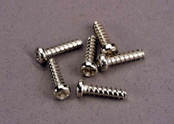 Screws, 2.6x10mm roundhead self-tapping (6) 2673