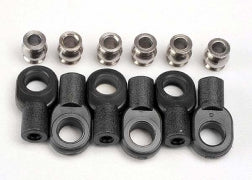 TRAXXAS Rod Ends, short (6)/ hollow balls (6) 2742X