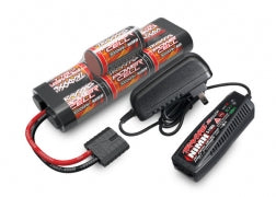 Battery/charger completer pack (includes #2969 2-amp NiMH peak detecting AC charger (1), #2926X 3000mAh 8.4V 7-cell NiMH iD® battery (1)) 2984