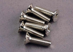 TRAXXAS Screws, 4x15mm countersunk machine (6) 3167