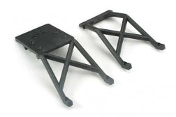 TRAXXAS Stampede Skid plates, front & rear (black) 3623