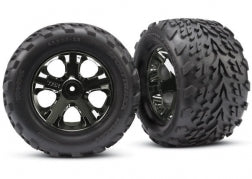 TRAXXAS Stampede® VXL Tires & wheels, assembled, glued (2.8") 3669A