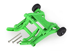 TRAXXAS Wheelie bar, assembled (green) (fits Slash®, Stampede®, Rustler®, Bandit® series) 3678A