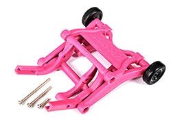 TRAXXAS Wheelie bar, assembled (pink) (fits Slash, Stampede®, Rustler®, Bandit series) 3678P