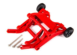 Wheelie bar, assembled (red) (fits Slash®, Stampede®, Rustler®, Bandit® series) 3678R