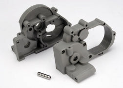 Gearbox halves (L&R) (grey) w/ idler gear shaft 3691A