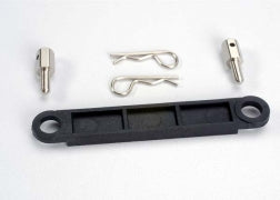 Battery hold-down plate (black)/ metal posts (2)/body clips (2) 3727