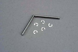 TRAXXAS Suspension pins, 2.5x31.5mm (king pins) w/ E-clips (2) (strengthens caster blocks) 3740
