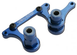 TRAXXAS Steering bellcranks, drag link (blue-anodized 6061-T6 aluminum)/ 5x8mm ball bearings (4)/ hardware (assembled) 3743A