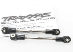TRAXXAS Turnbuckles, toe link, 59mm (78mm center to center) (2) (assembled with rod ends and hollow balls) 3745