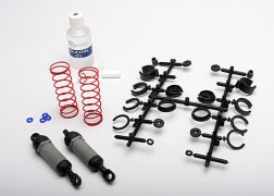 TRAXXAS Ultra Shocks (grey) (long) (complete w/ spring pre-load spacers & springs) (2) 3760A