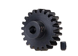 Gear, 21-T pinion (32-p), heavy duty (machined, hardened steel) (fits 3mm shaft)/ set screw 3951X