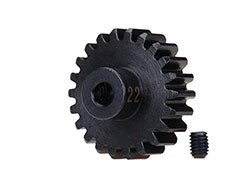 TRAXXAS Gear, 22-T pinion (32-p), heavy duty (machined, hardened steel) (fits 3mm shaft)/ set screw 3952X