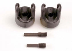 TRAXXAS T-MAXX Transmission output yokes (Heavy-duty) (2)/ set screw yoke pins, M4/10 (1) & M4/18.5 (1) 4927X