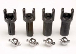 Half shafts, short (heavy duty) (external-splined (2) & internal-splined (2))/ metal u-joints (4) 4949X