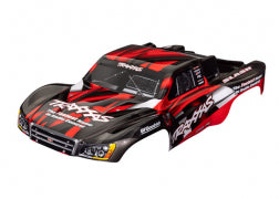 Body, Slash® 2WD (also fits Slash® VXL & Slash® 4X4), red (painted, decals applied) 5851