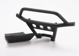 TRAXXAS Bumper, front/ skidplate, front (black) 6735