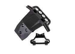 TRAXXAS Bumper, front / bumper support (fits 4WD Rustler®) (for LED light kit installation) 6736X