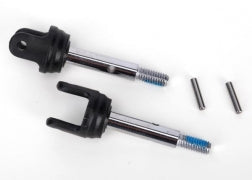 TRAXXAS Stub axles, rear, heavy duty (2)/pins (2) 6853X