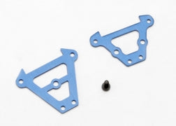 Traxxas Front & Rear Aluminum Bulkhead Tie Bars (Blue) 7023