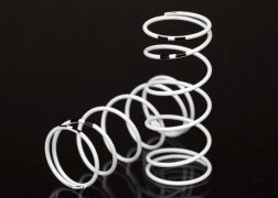 TRAXXAS Spring, shock, white (GTR long) (0.767 rate black) (1 pair) 7444