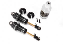 TRAXXAS Shocks, GTR long, hard-anodized, PTFE-coated bodies with TiN shafts (assembled) (2) (without springs) 7461X