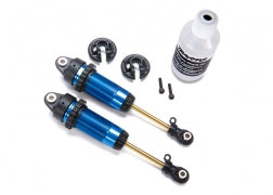 TRAXXAS Shocks, GTR xx-long   blue -anodized, PTFE-coated bodies with TiN shafts (fully assembled, without springs) (2) 7462