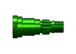 TRAXXAS Stub axle, aluminum, (green-anodized) (1) (for use only with #7750X or 7896 driveshaft) 7768G