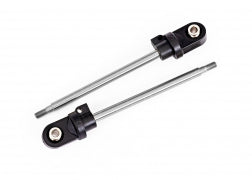 Traxxas GTX Chrome Shock Shaft (2) (92mm) (steel, chrome finish) (2) (assembled with rod ends & hollow balls) 7863