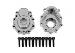 TRAXXAS Portal housings, outer, 6061-T6 aluminum (charcoal gray-anodized) (2)/ 2.5x10 CS (12) 8251A