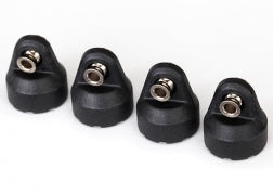 TRAXXAS SHOCK CAPS BLACK HOLLOW BALLS 8361