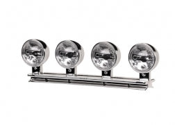 TRAXXAS TRX-4 Light bar, chrome (housing & lens only) (fits #9262 or 9262X roll bar) 9263