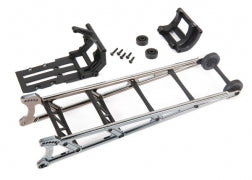TRAXXAS Wheelie bar, black chrome (assembled)/ wheelie bar mount 9460X