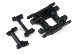 Trx-4m Skidplate, center/ bumper mount, front/ bumper mount, rear 9736