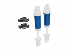 Body, GTM shock, 6061-T6 aluminum (blue-anodized) (includes spring pre-load spacers) (2) 9763-BLUE