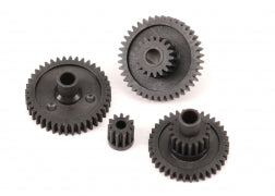 TRAXXAS Gear set, transmission, high range (trail) (16.6:1 reduction ratio)/ pinion gear, 11-tooth 9776